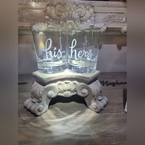 Kate Spade His/Hers glassware